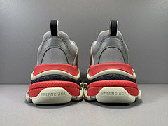 Triple S Red Grey