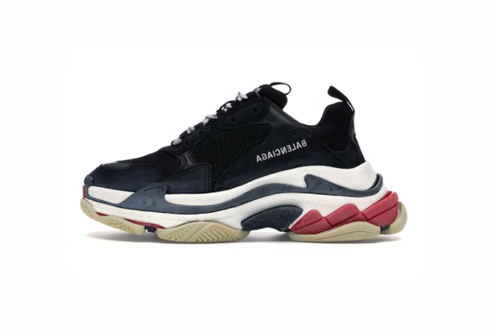 Triple S Black White Red