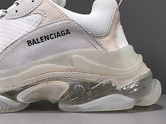 Triple S Clear Sole White
