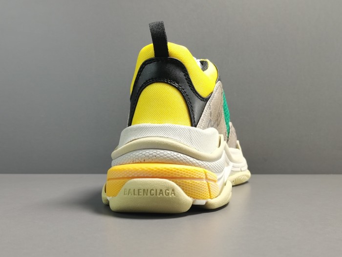 The Hacker Project Triple S Beige Green Yellow