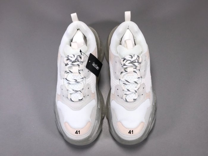Triple S Clear Sole White