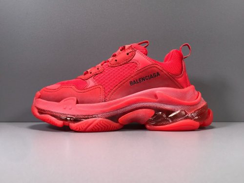 Triple S Red Clear Sole