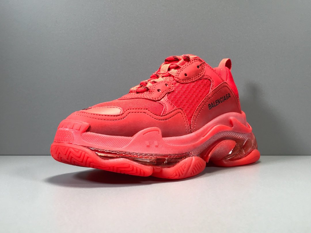 Triple S Red Clear Sole