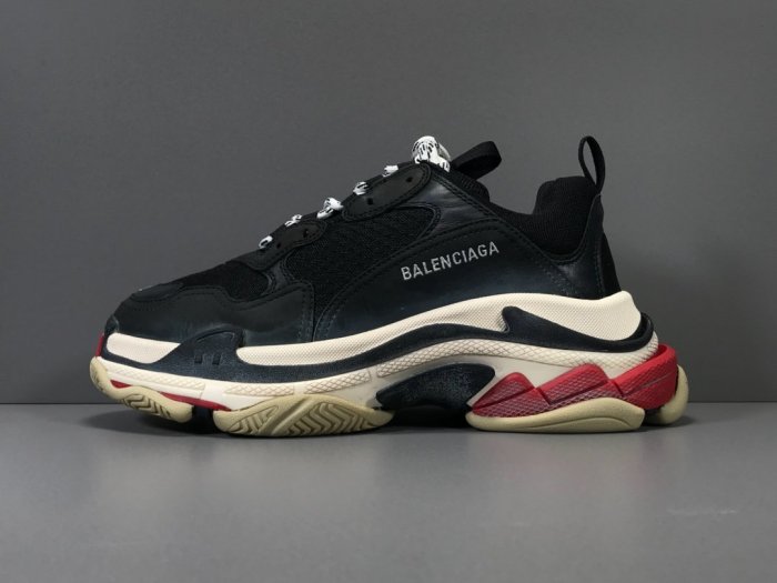 Triple S Black White Red