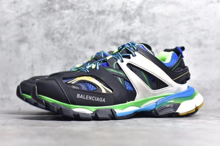 Track Green White Blue