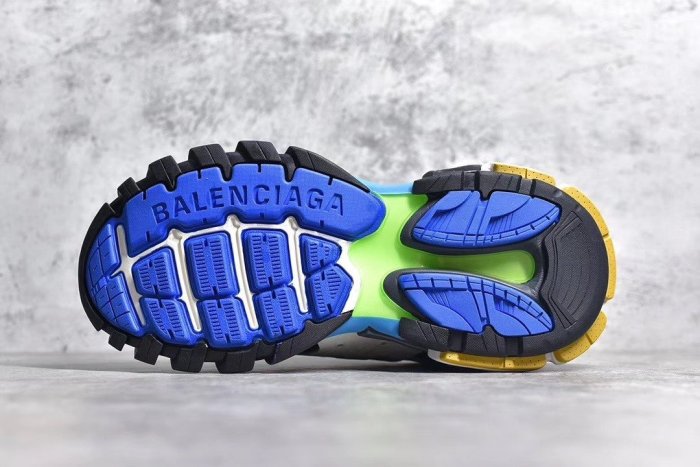 Track Green White Blue
