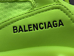 Triple S Clear Sole Fluo Yellow