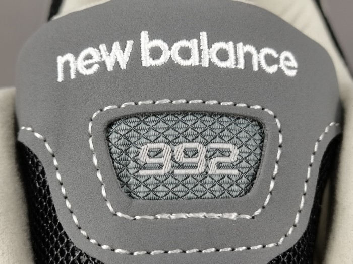 992 Black Grey Suede