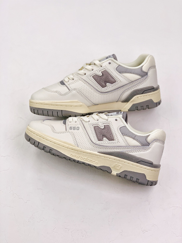 550 Aime Leon Dore White Grey