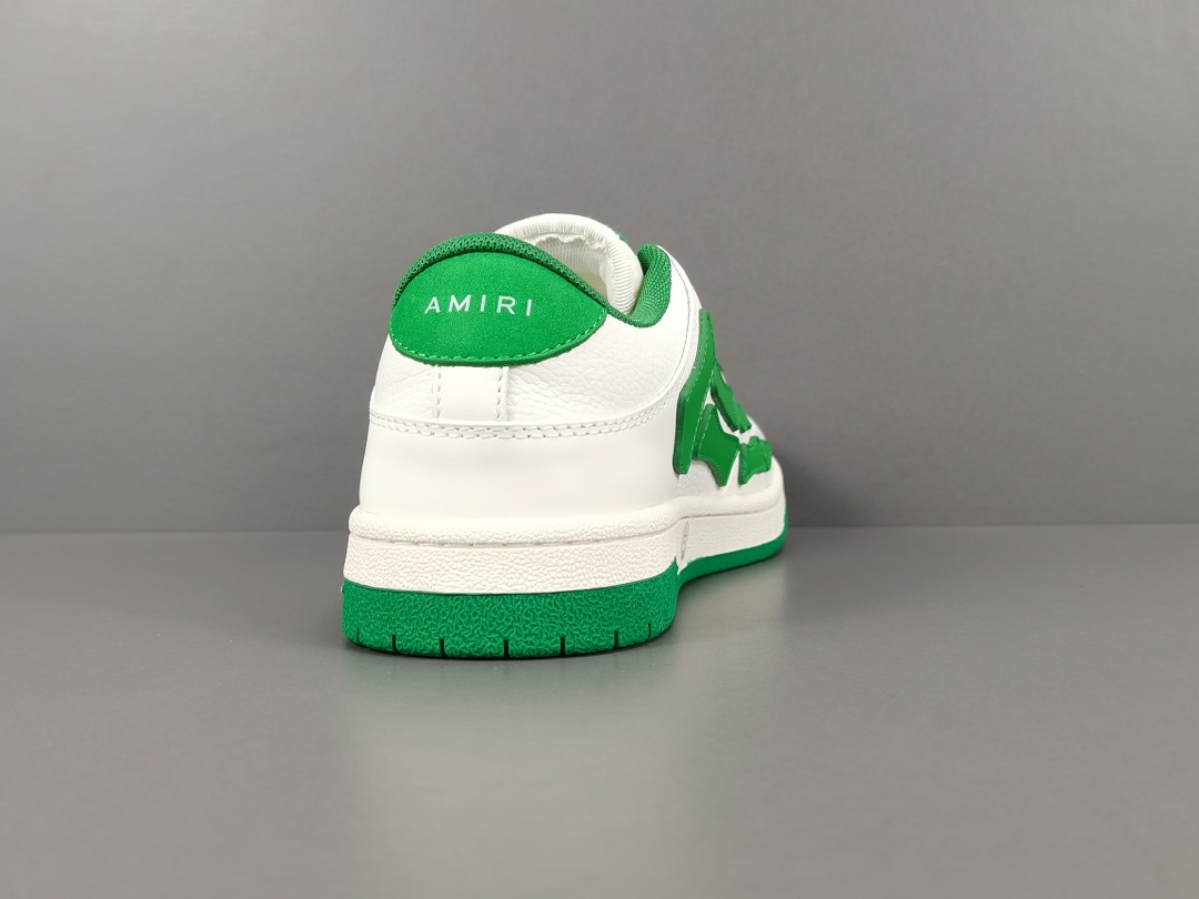 Skel Top Low White Green