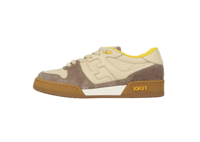 Match Low Tops Beige Gum Yellow