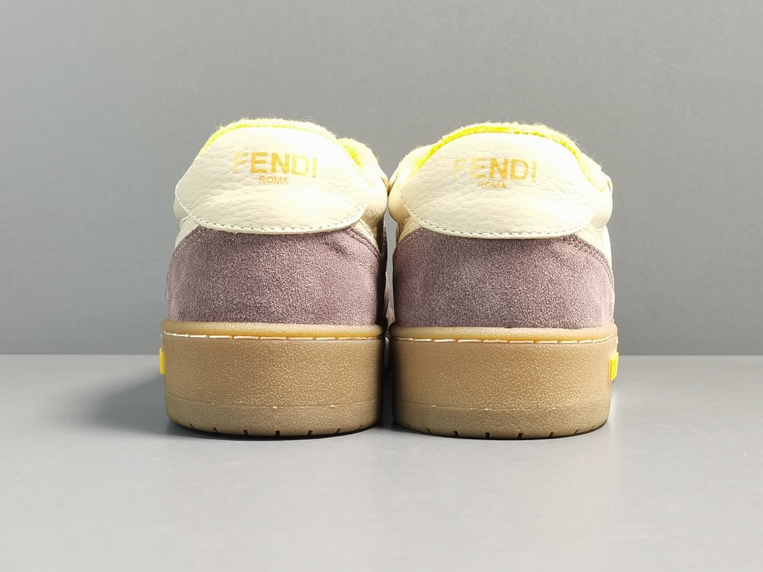 Match Low Tops Beige Gum Yellow