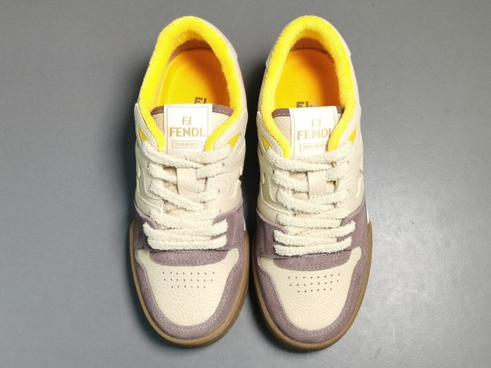 Match Low Tops Beige Gum Yellow