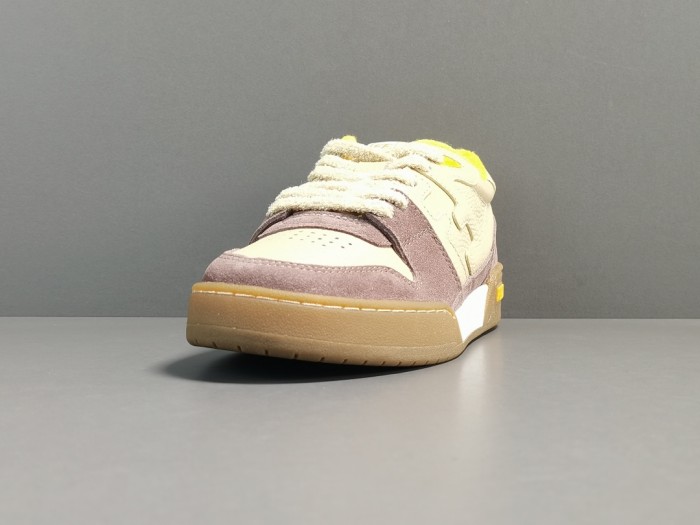 Match Low Tops Beige Gum Yellow