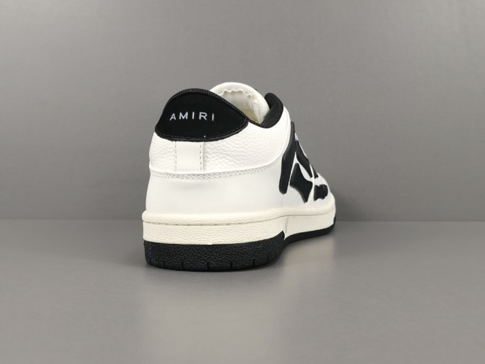 Skel Top Low White Black White