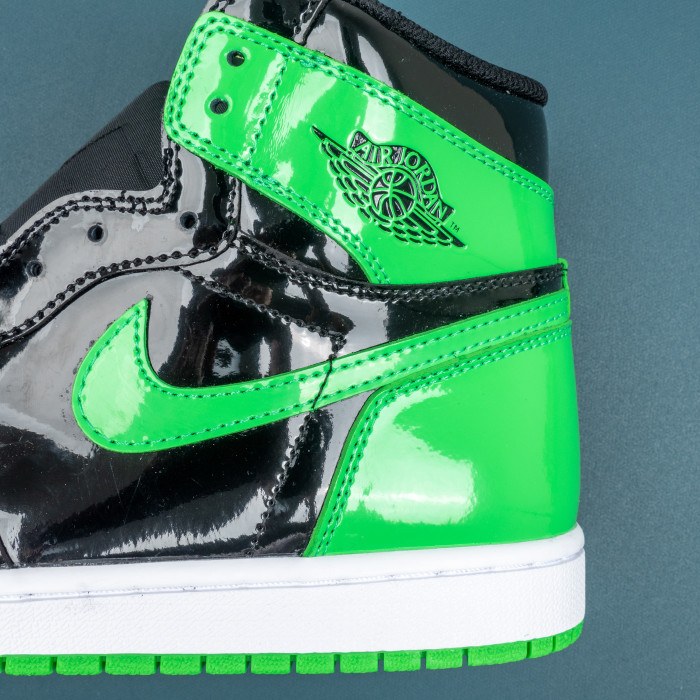 1s High Patent Black Green