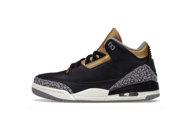 3s Retro Black Cement Gold