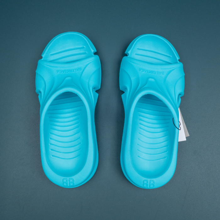 Mold Slide Sandal Blue
