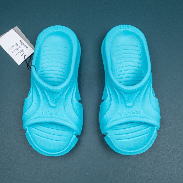 Mold Slide Sandal Blue