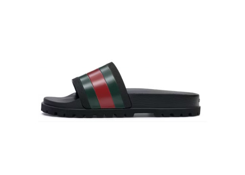 Web Slide Sandal Black