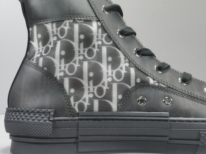B23 High Top Canvas Oblique Black