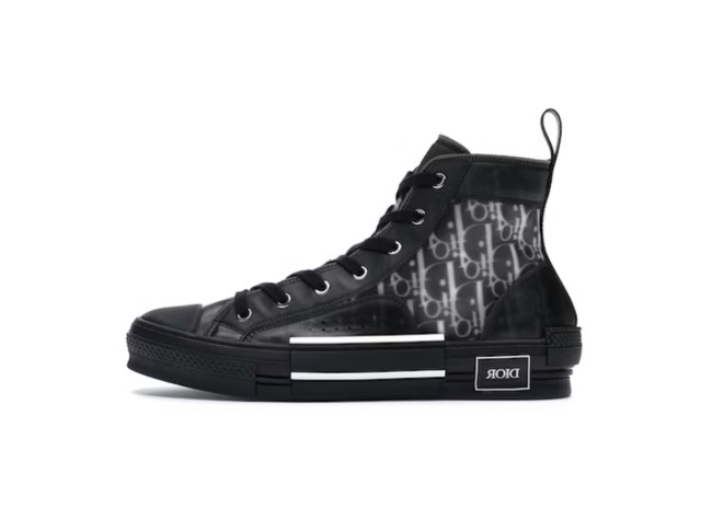 B23 High Top Canvas Oblique Black