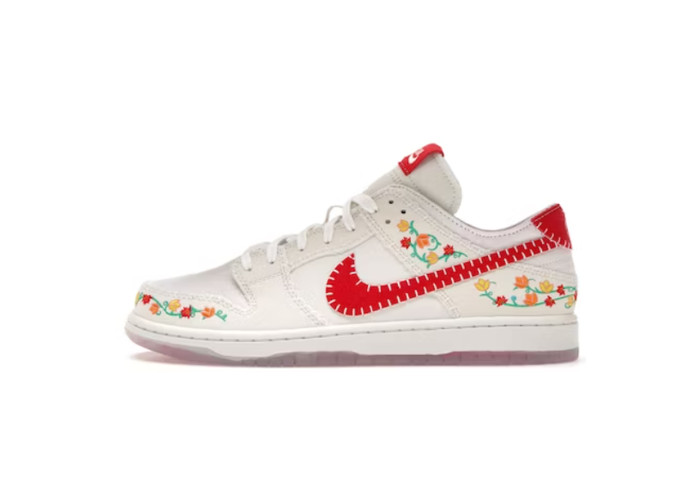 SB Dunk Low Decon N7 Opti Yellow University Red