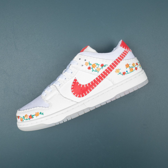 SB Dunk Low Decon N7 Opti Yellow University Red