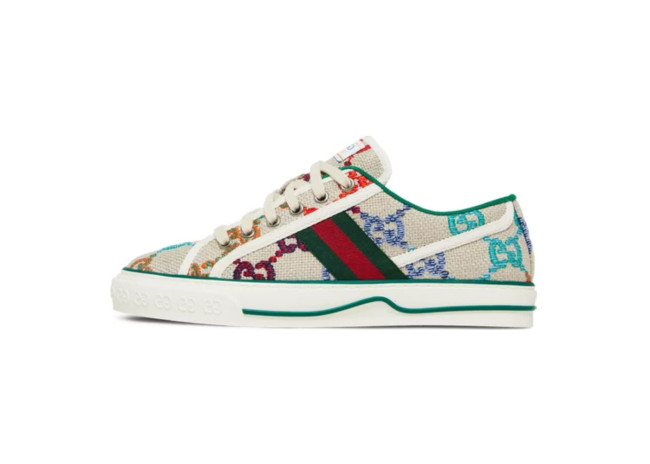 Tennis 1977 GG Logo White Multi