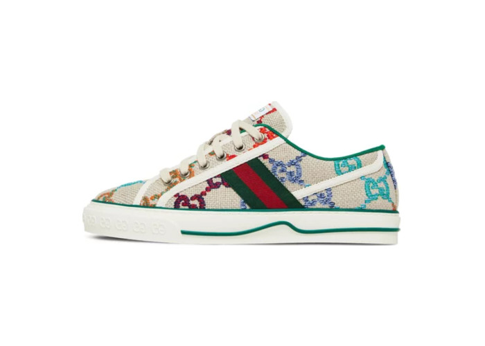 Tennis 1977 GG Logo White Multi