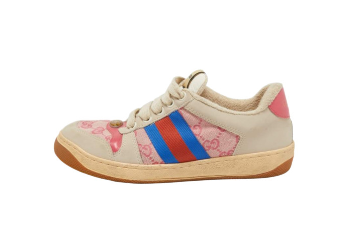 Screener Grey/Pink Nubuck Leather