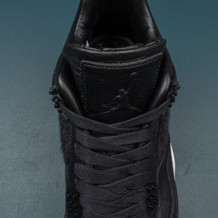 4's Retro Pony Hair Black