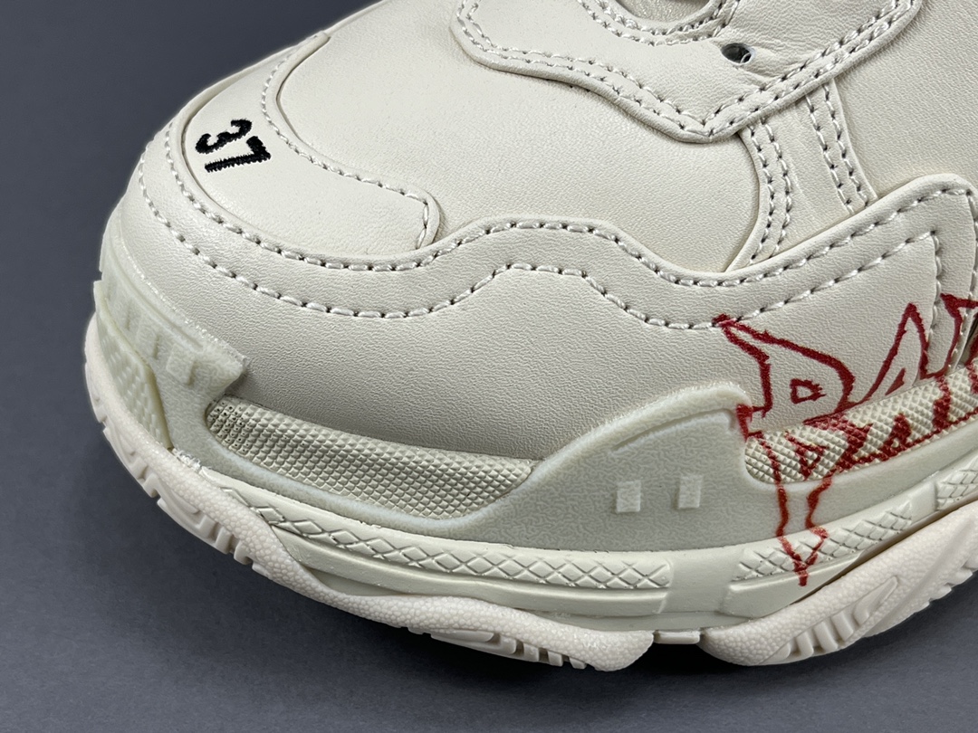 Triple S DIY Metal White Red