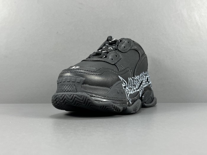 Triple S DIY Metal Artwork Black
