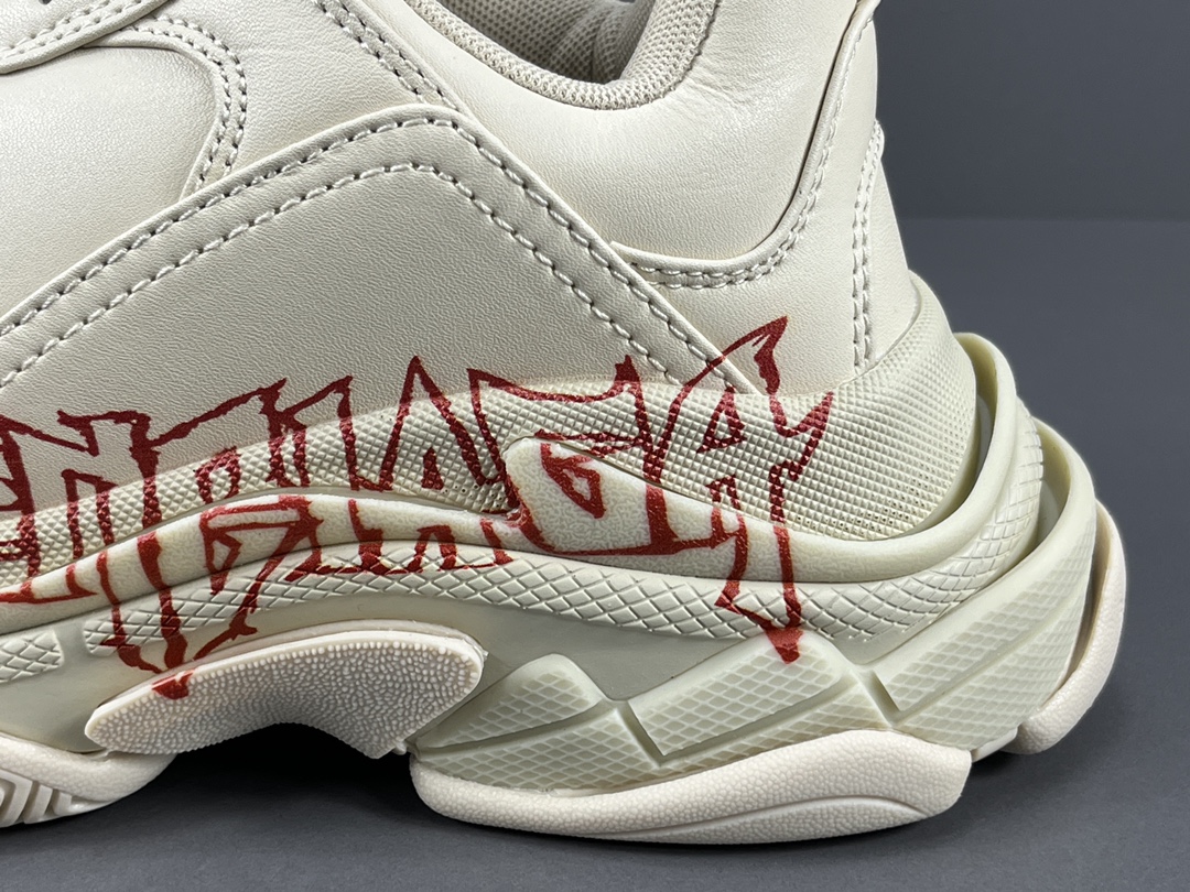 Triple S DIY Metal White Red