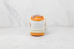Skel Top Low White Orange