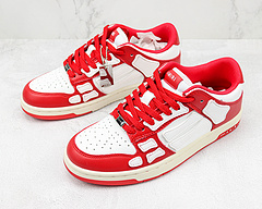 Skel Top Low Red White