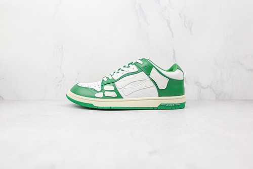 Skel Top Low 'Green White'