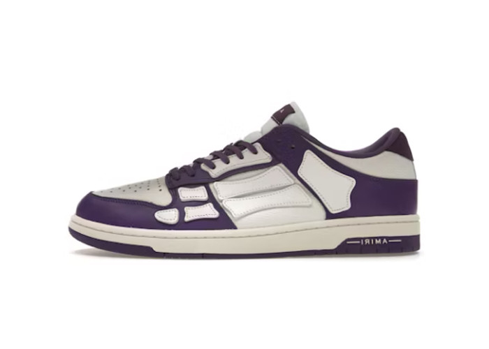Skel Top Low Purple White