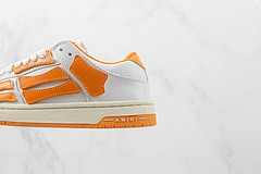 Skel Top Low White Orange