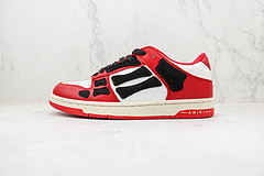 Skel Top Low White Red White