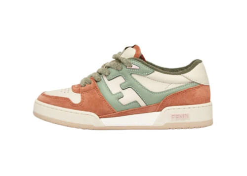 Match Low-Top White With Orange/Green