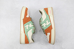 Match Low-Top White With Orange/Green