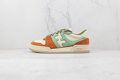 Match Low-Top White With Orange/Green