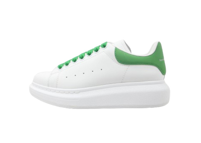Leather White Green 