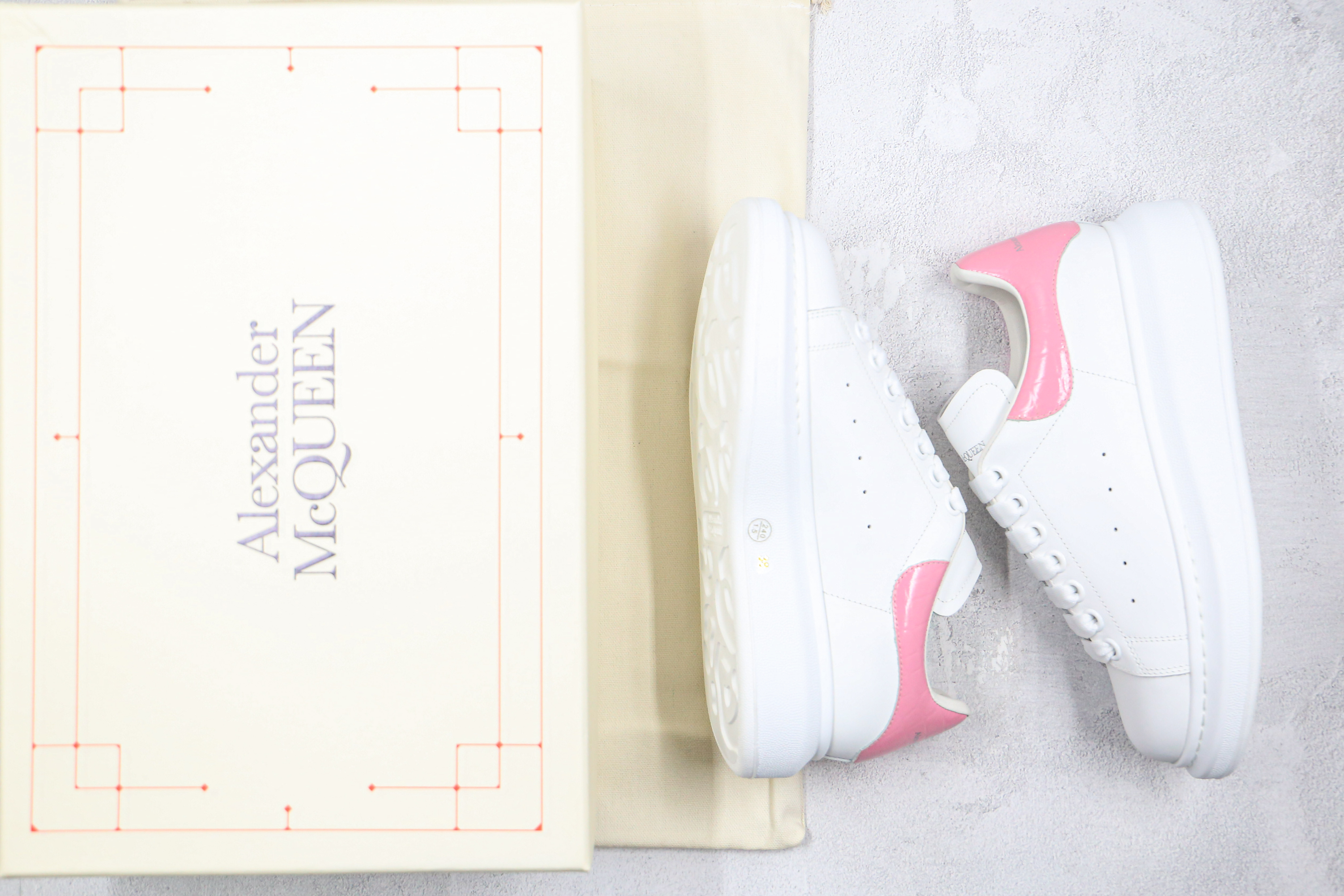 Pink Croc Leather
