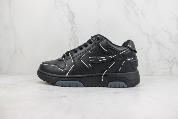 Out Of Office OOO Low Tops Sartorial Stitching Black Black