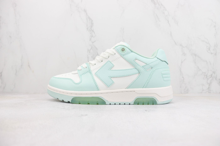 Out Of Office Calf Leather white/mint green