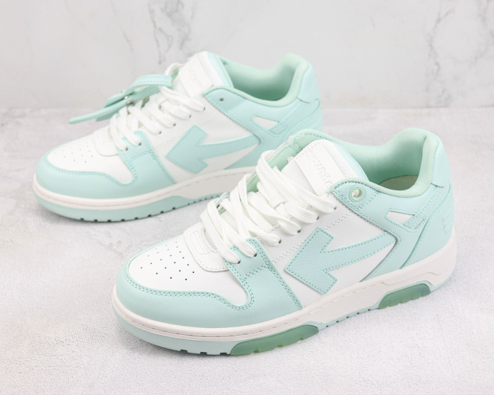 Out Of Office Calf Leather white/mint green