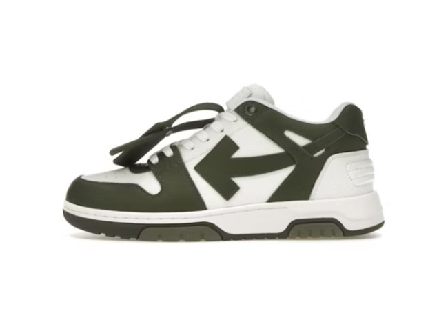 Out Of Office OOO Low Tops White Khaki